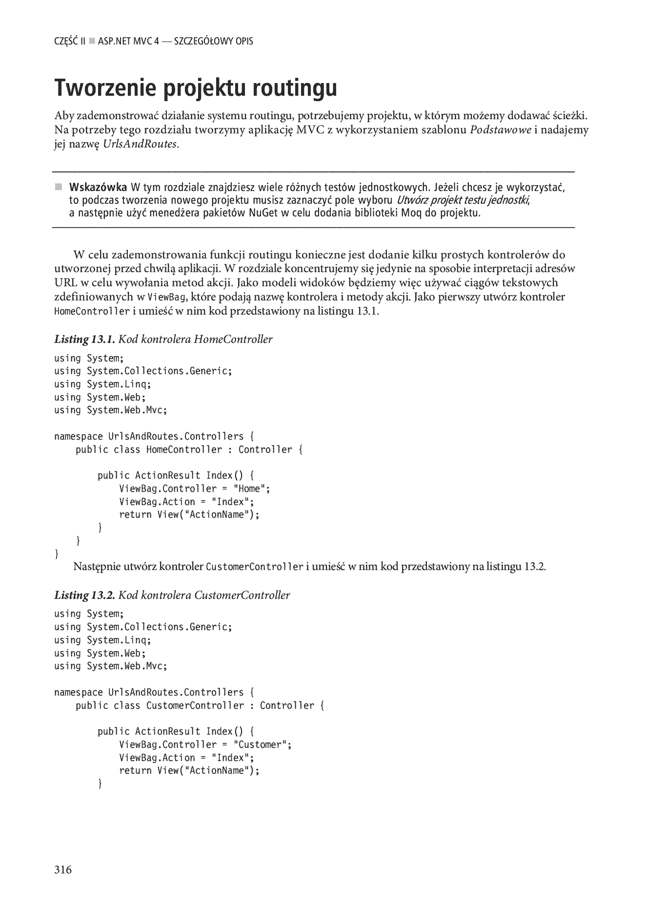Fragment „ASP.NET MVC 4. Zaawansowane programowanie” — strona 16 z 30