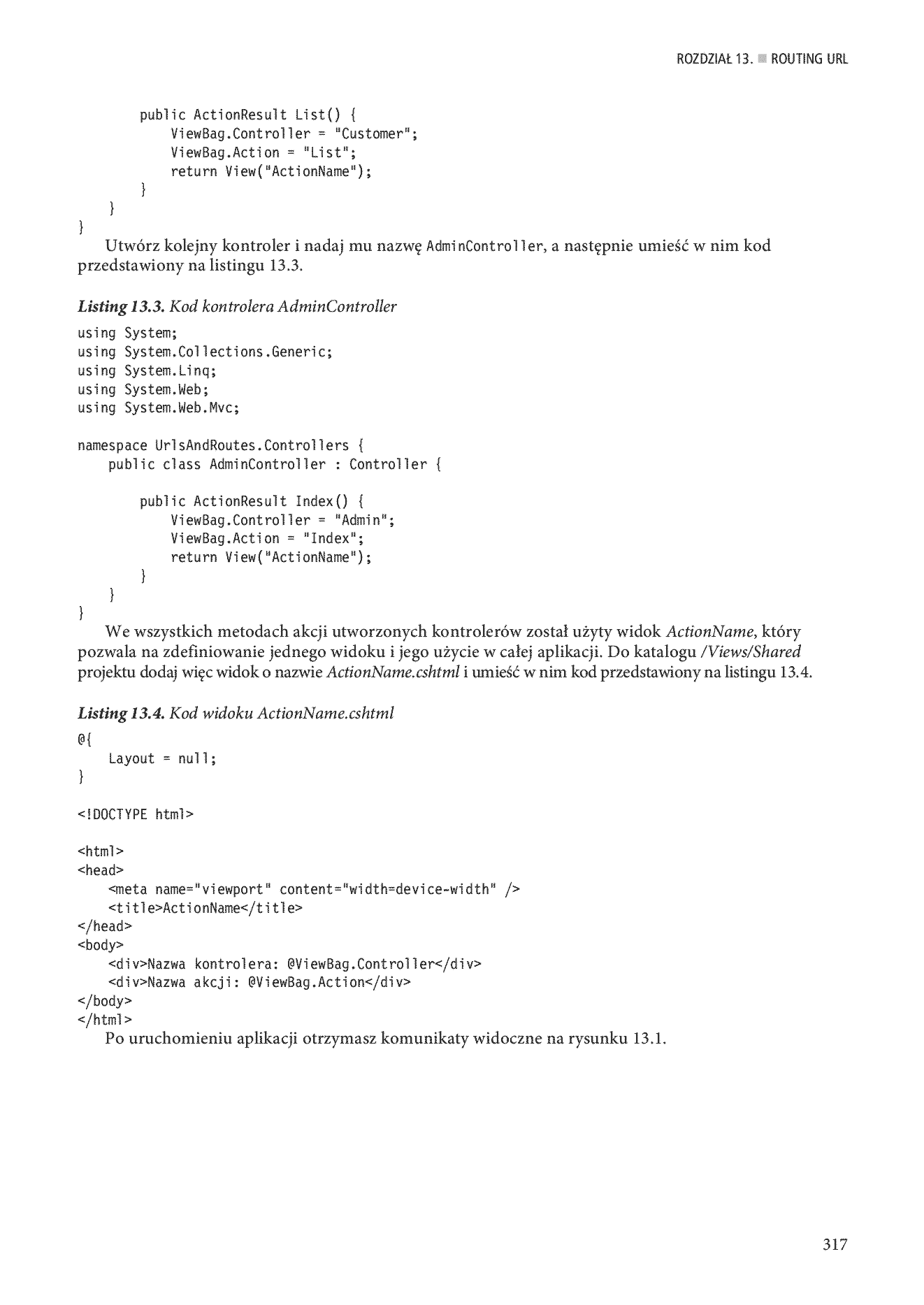 Fragment „ASP.NET MVC 4. Zaawansowane programowanie” — strona 17 z 30
