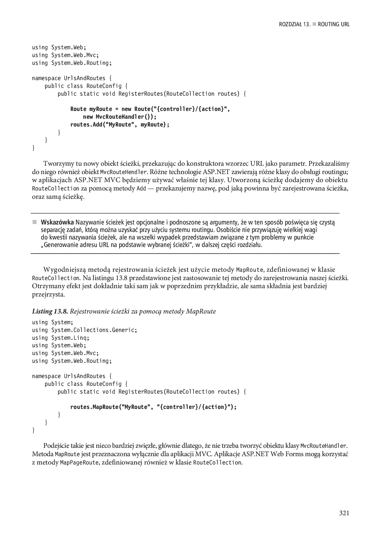 Fragment „ASP.NET MVC 4. Zaawansowane programowanie” — strona 21 z 30