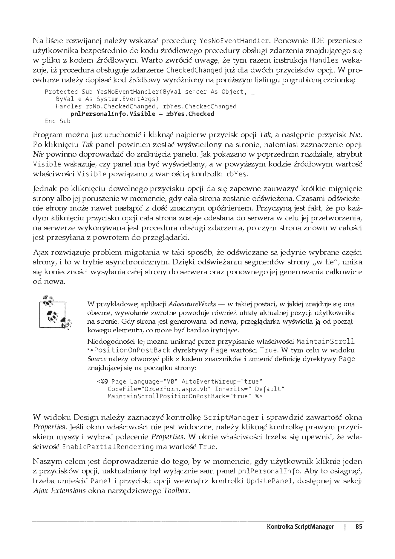 Fragment „ASP.NET 2.0 i Ajax. Wprowadzenie” — strona 14 z 30