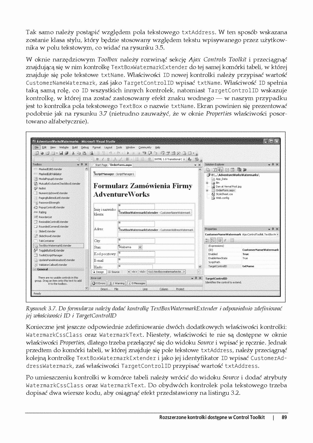 Fragment „ASP.NET 2.0 i Ajax. Wprowadzenie” — strona 18 z 30