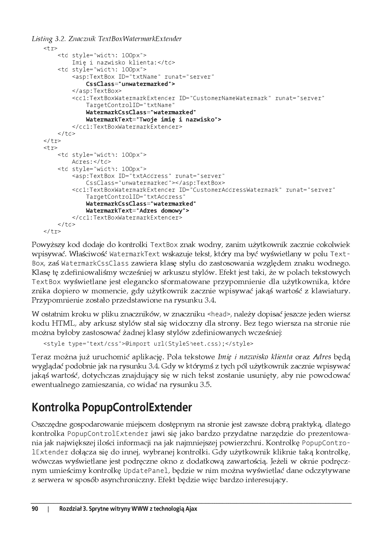 Fragment „ASP.NET 2.0 i Ajax. Wprowadzenie” — strona 19 z 30
