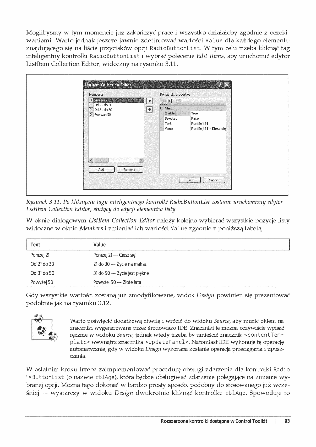 Fragment „ASP.NET 2.0 i Ajax. Wprowadzenie” — strona 22 z 30