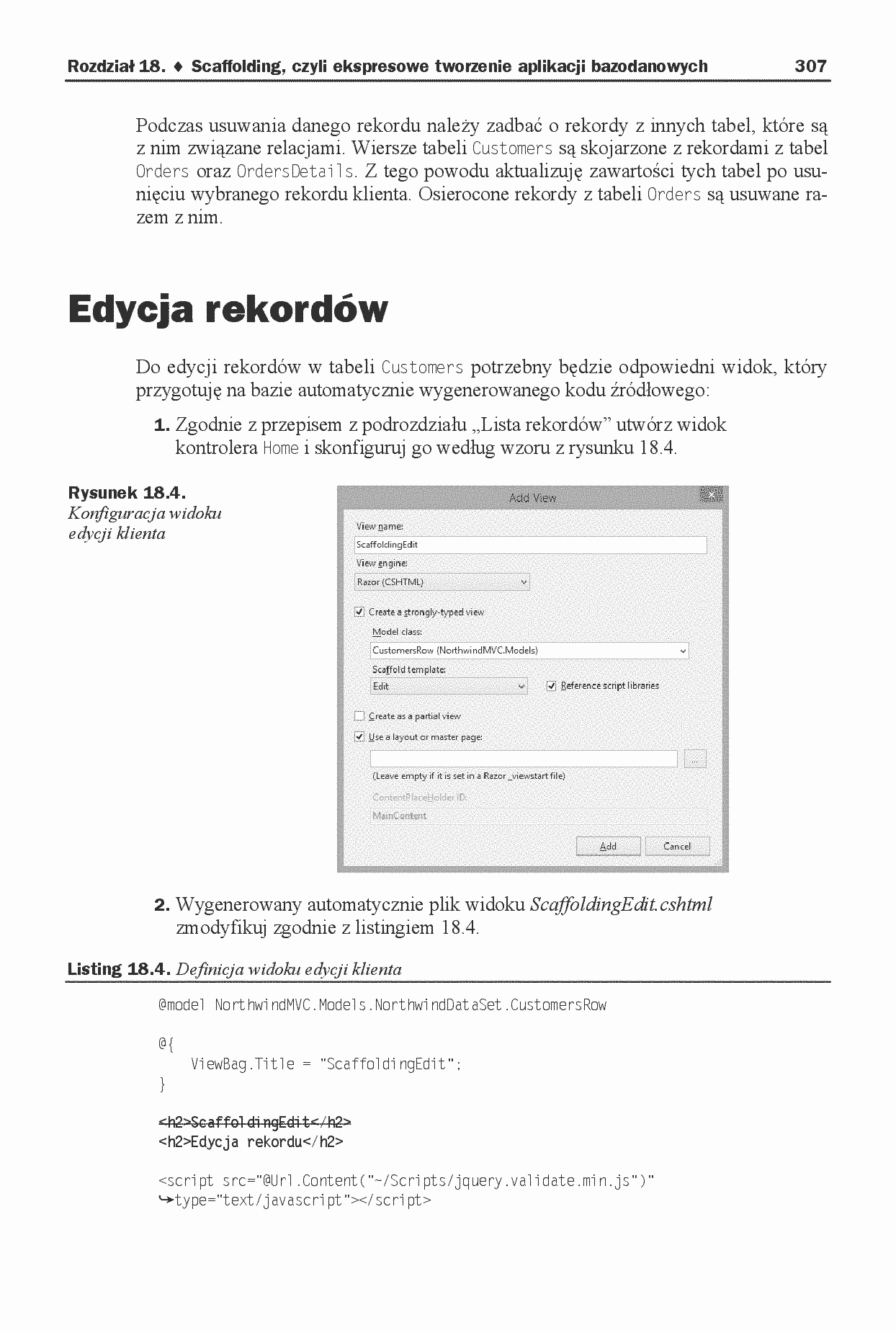 Fragment „ASP.NET MVC. Kompletny przewodnik dla programistów interaktywnych aplikacji internetowych w Visual Studio” — strona 15 z 30
