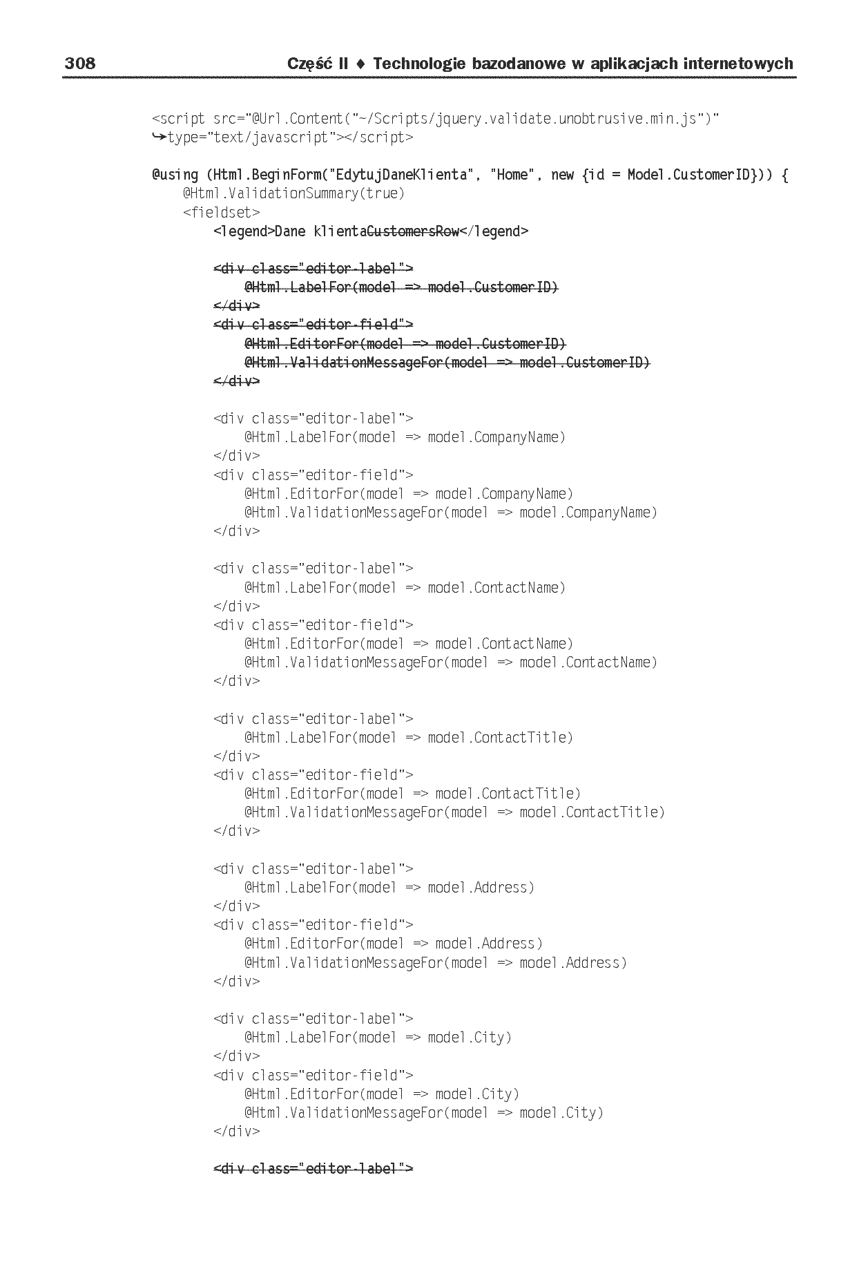 Fragment „ASP.NET MVC. Kompletny przewodnik dla programistów interaktywnych aplikacji internetowych w Visual Studio” — strona 16 z 30