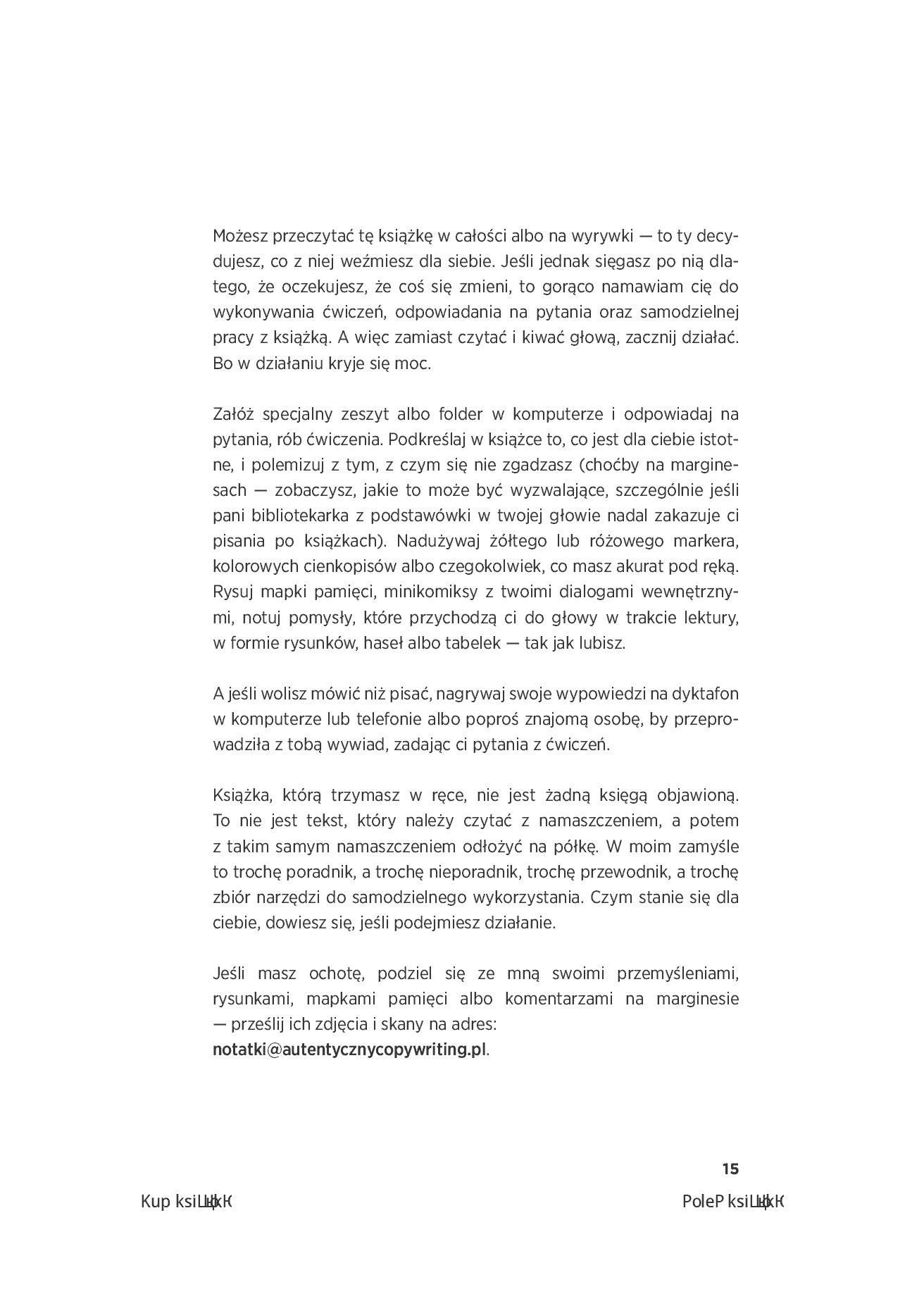 Fragment „Autentyczność przyciąga. Jak budować swoją markę na prawdziwym i porywającym przekazie. Wydanie 2. + 40 inspirujących ćwiczeń” — strona 15 z 30