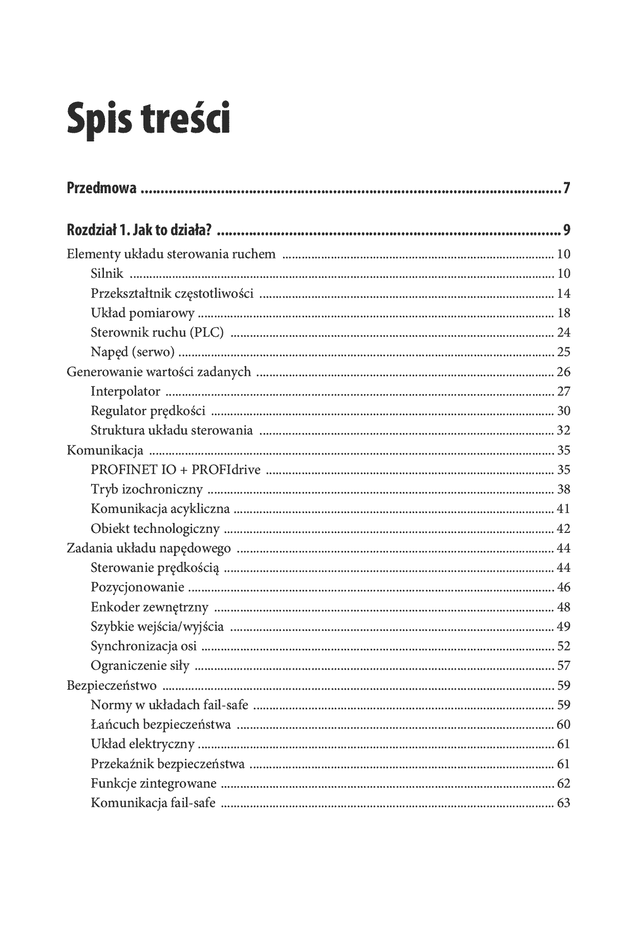 Fragment „SIMATIC Motion Control - sterowanie serwonapędami. Teoria. Aplikacje. Ćwiczenia” — strona 3 z 30