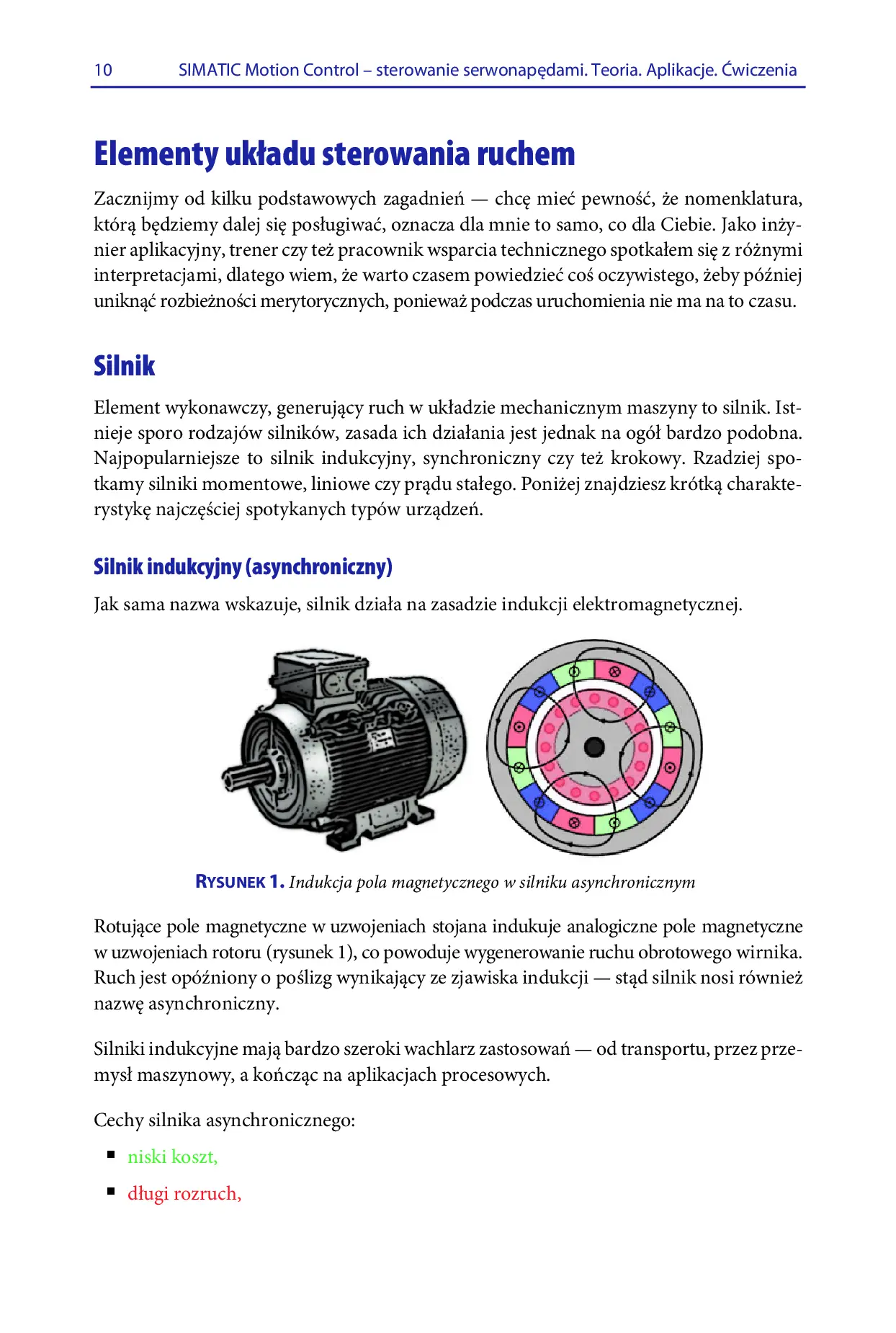 Fragment „SIMATIC Motion Control - sterowanie serwonapędami. Teoria. Aplikacje. Ćwiczenia” — strona 8 z 30