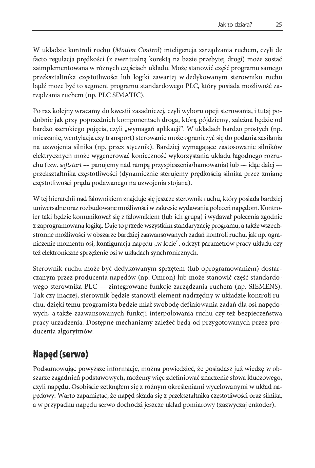 Fragment „SIMATIC Motion Control - sterowanie serwonapędami. Teoria. Aplikacje. Ćwiczenia” — strona 23 z 30