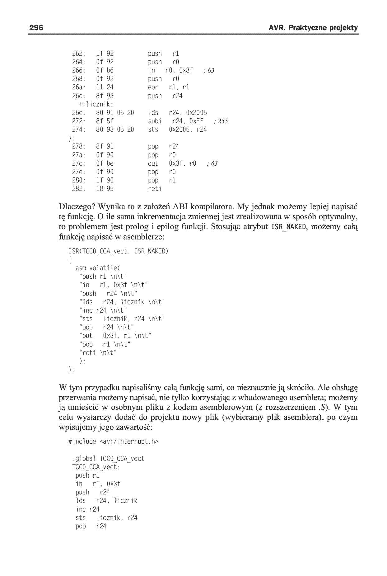 Fragment „AVR. Praktyczne projekty” — strona 22 z 30