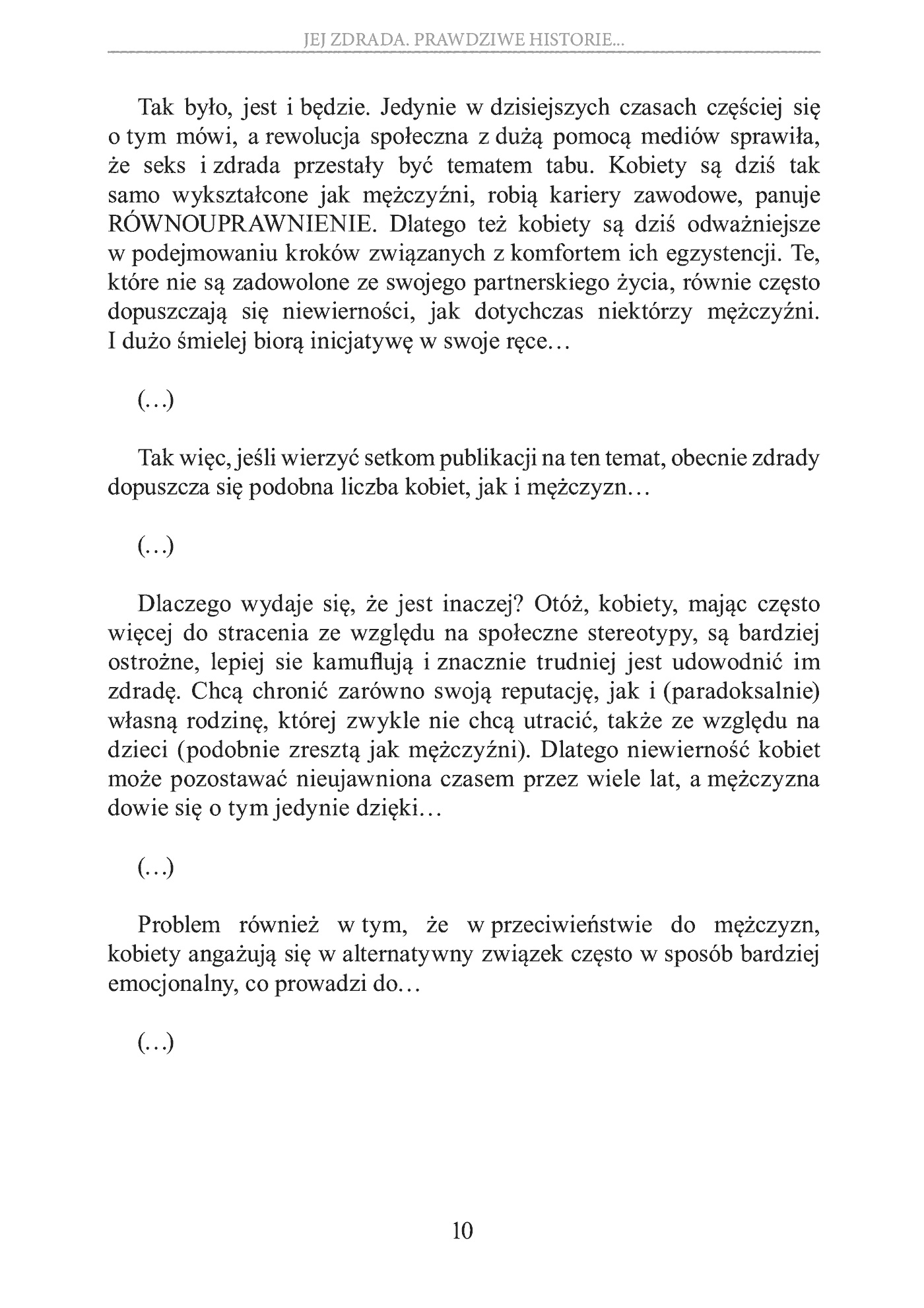 Fragment „Jej zdrada. Prawdziwe historie, wnioski, opinie, porady” — strona 10 z 30