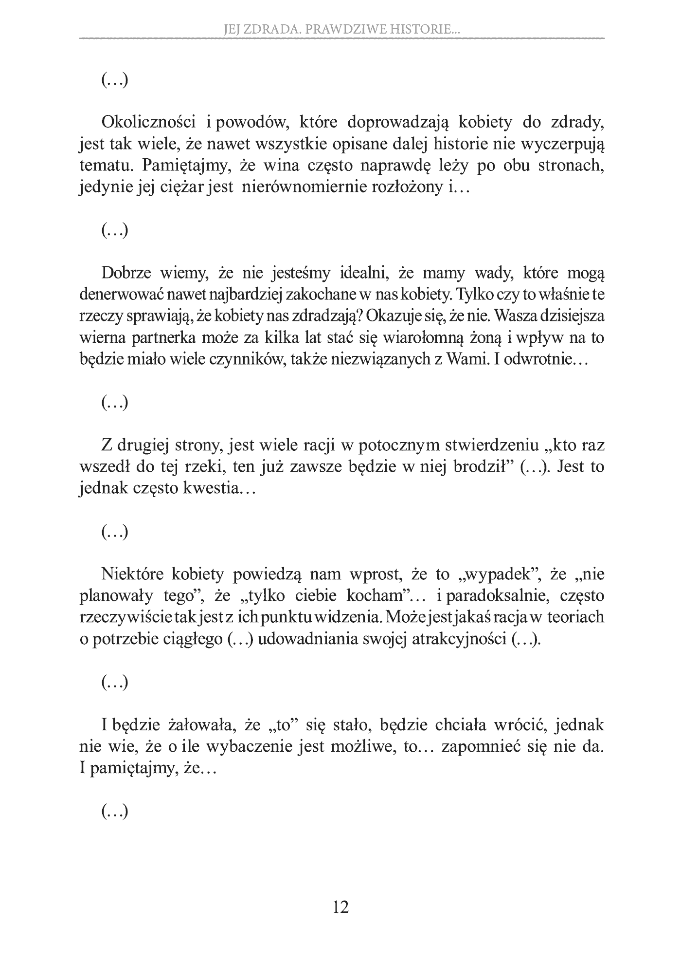 Fragment „Jej zdrada. Prawdziwe historie, wnioski, opinie, porady” — strona 12 z 30