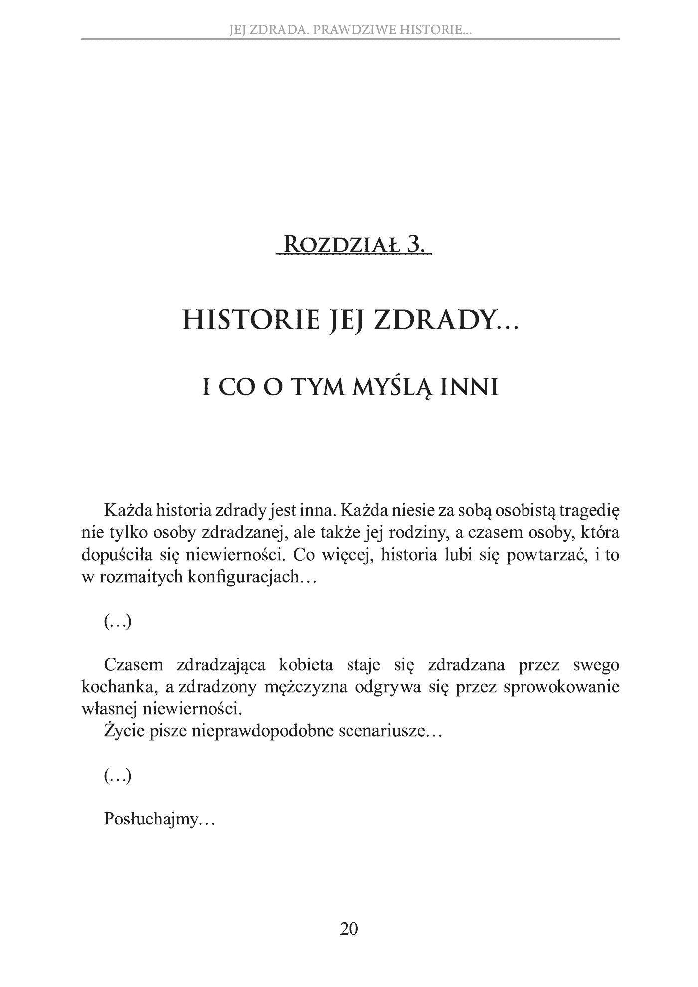 Fragment „Jej zdrada. Prawdziwe historie, wnioski, opinie, porady” — strona 20 z 30