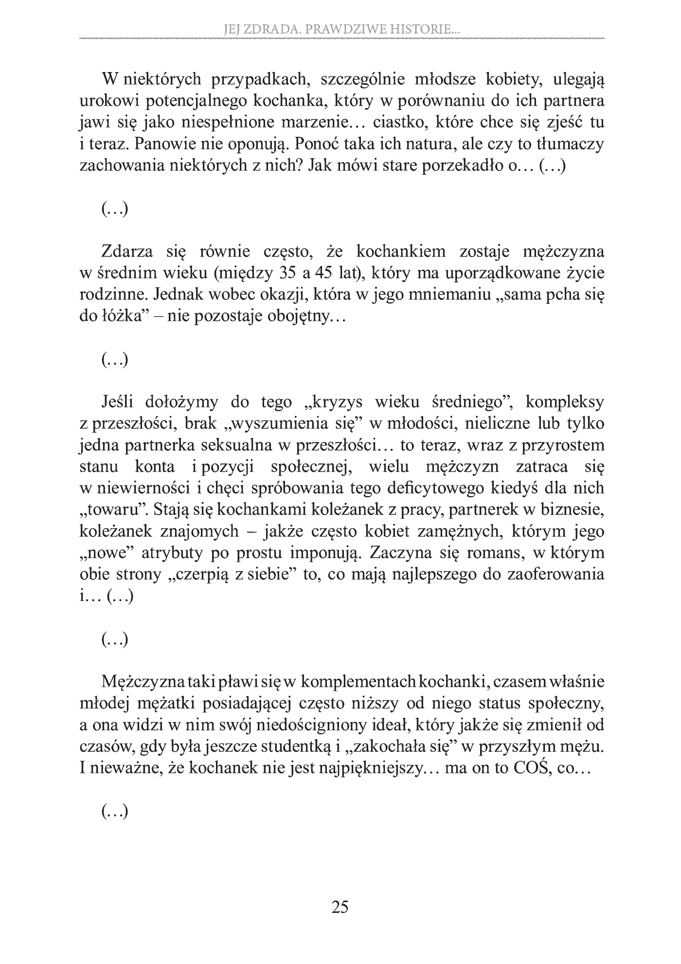 Fragment „Jej zdrada. Prawdziwe historie, wnioski, opinie, porady” — strona 25 z 30