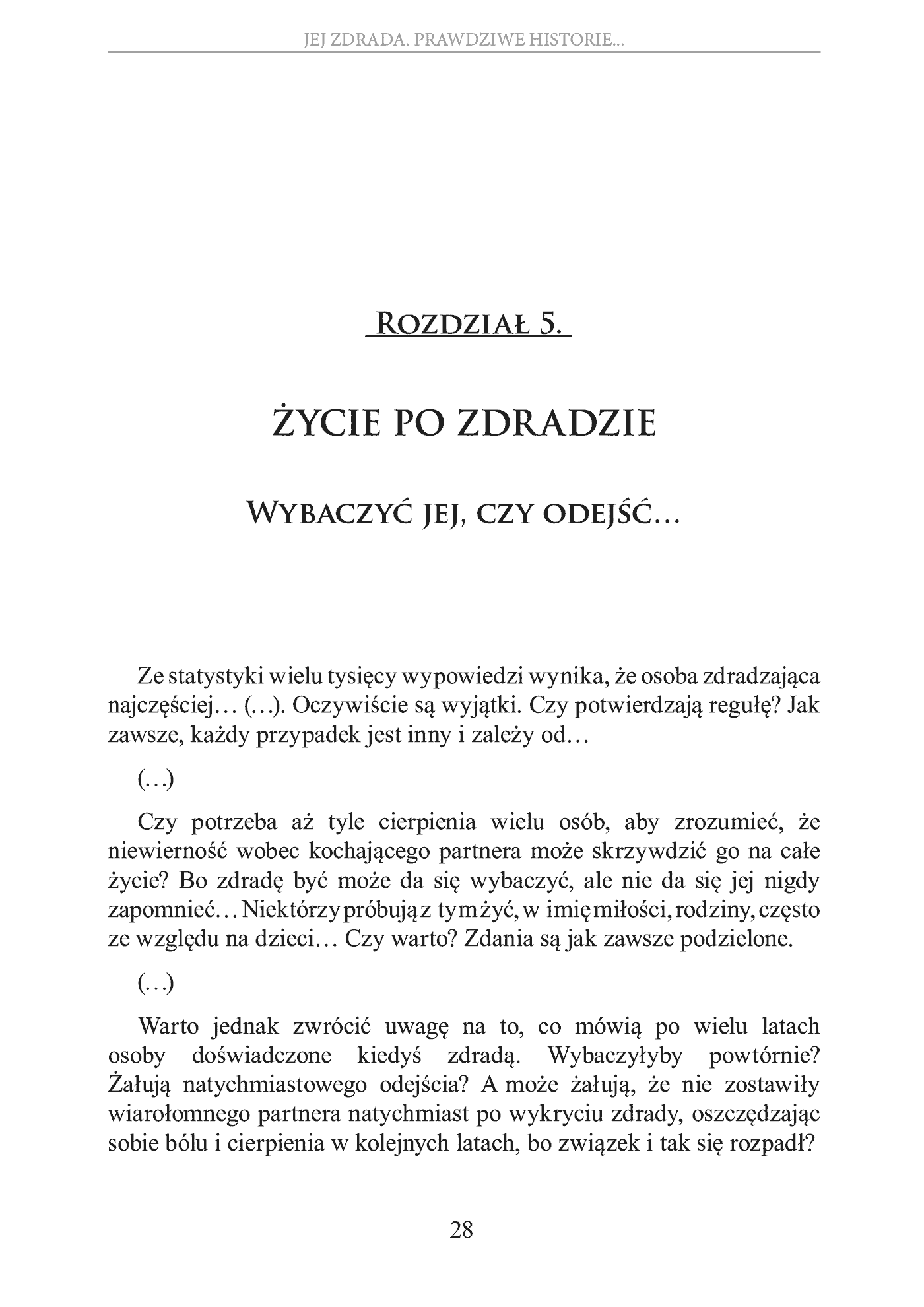 Fragment „Jej zdrada. Prawdziwe historie, wnioski, opinie, porady” — strona 28 z 30