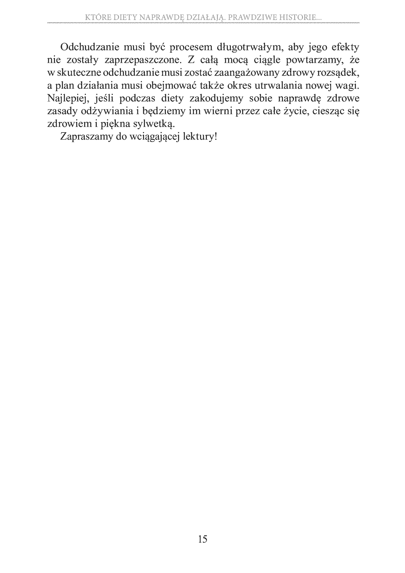 Fragment „Które diety naprawdę działają. Prawdziwe historie, wnioski, opinie, porady” — strona 15 z 30