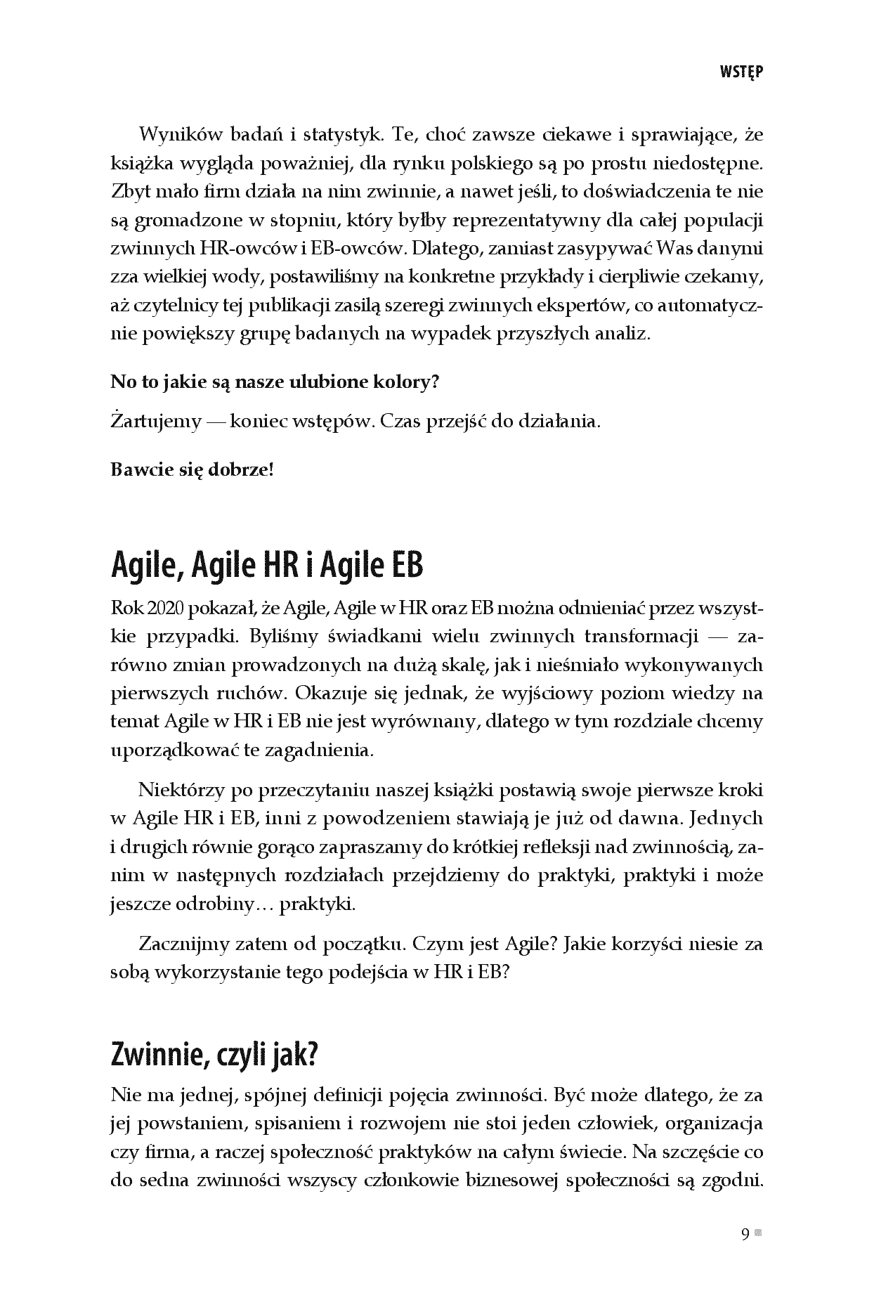 Fragment „Bądź Agile. Zwinnie o HR i Employer Brandingu” — strona 7 z 26