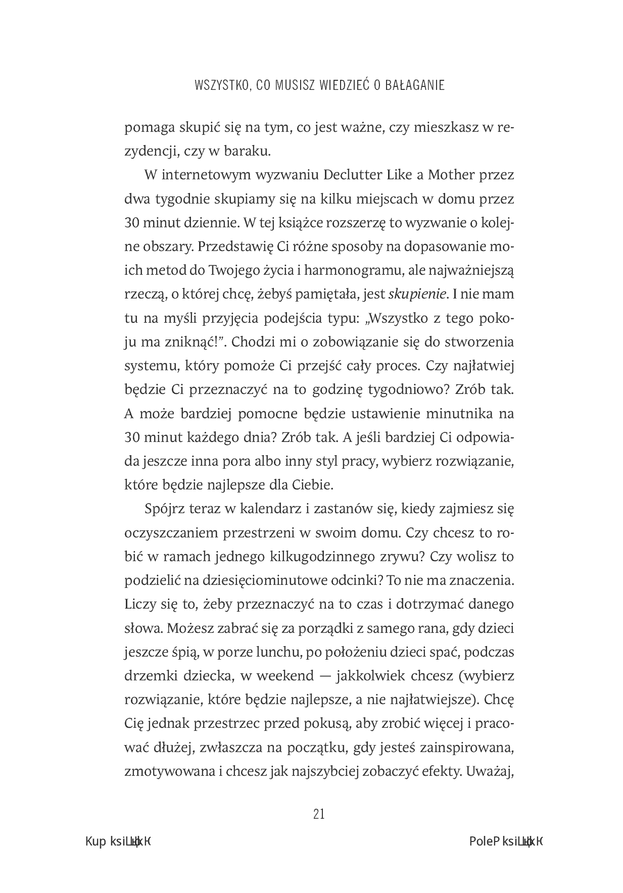 Fragment „Bałagan pod kontrolą. Jak odzyskać przestrzeń w swoim domu” — strona 11 z 30