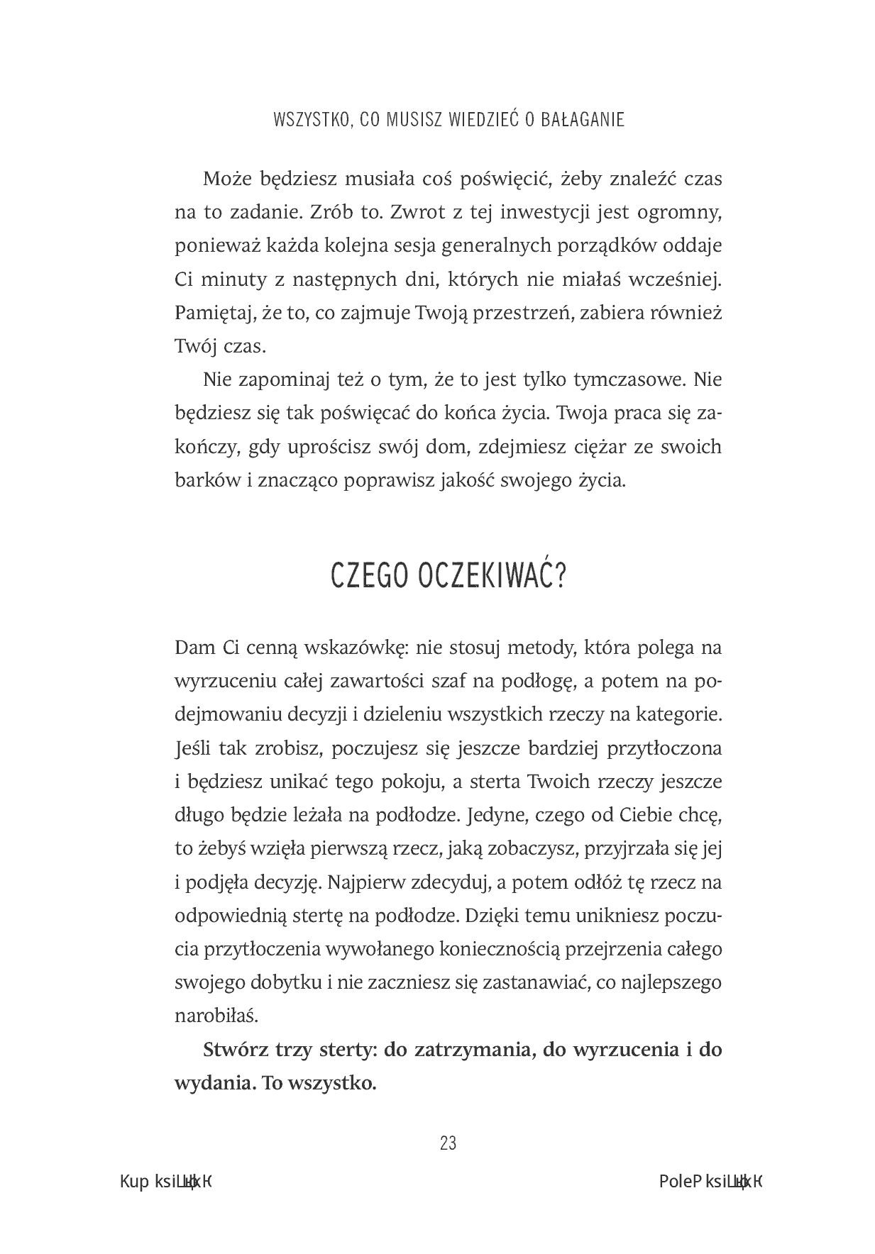 Fragment „Bałagan pod kontrolą. Jak odzyskać przestrzeń w swoim domu” — strona 13 z 30