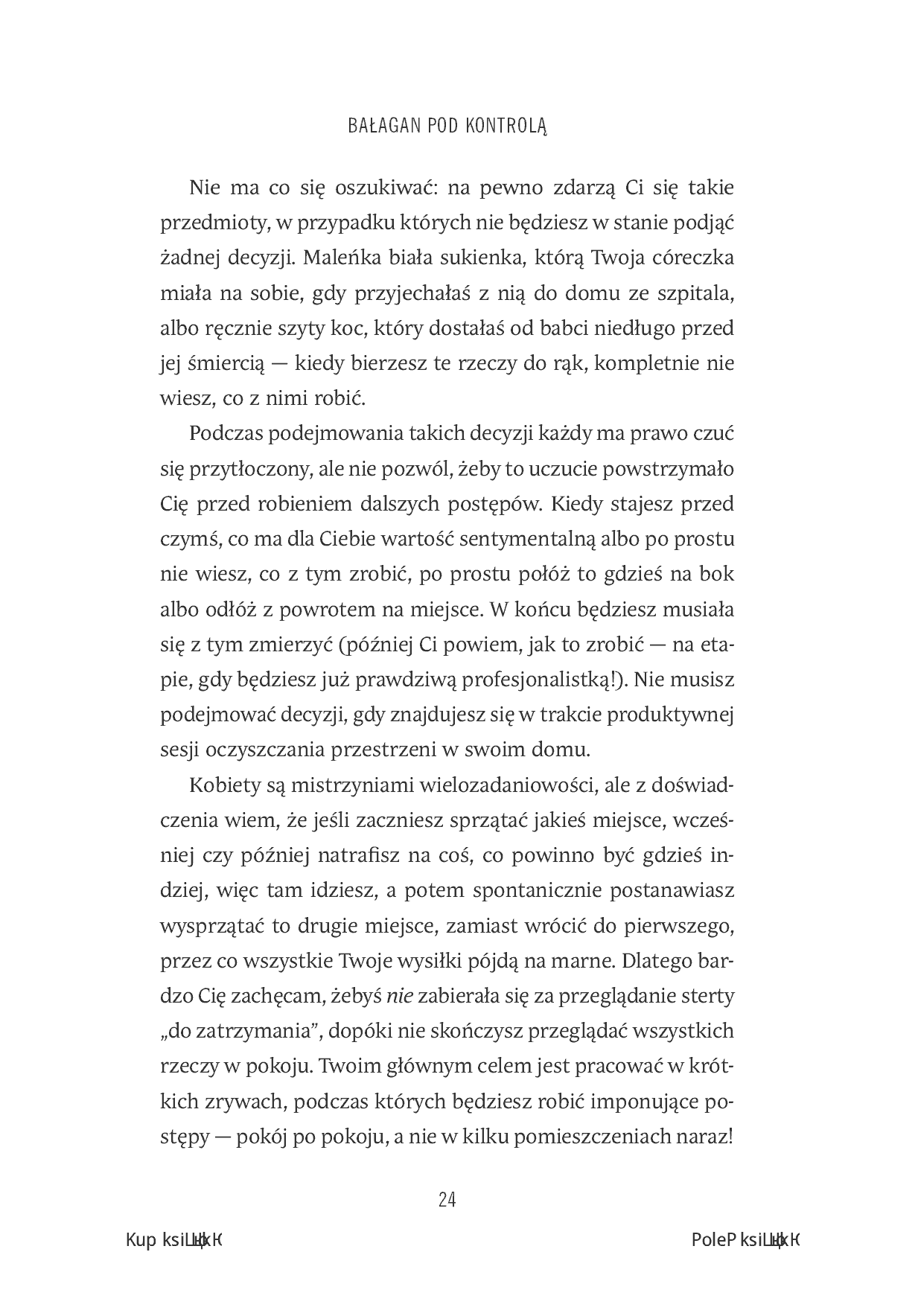 Fragment „Bałagan pod kontrolą. Jak odzyskać przestrzeń w swoim domu” — strona 14 z 30