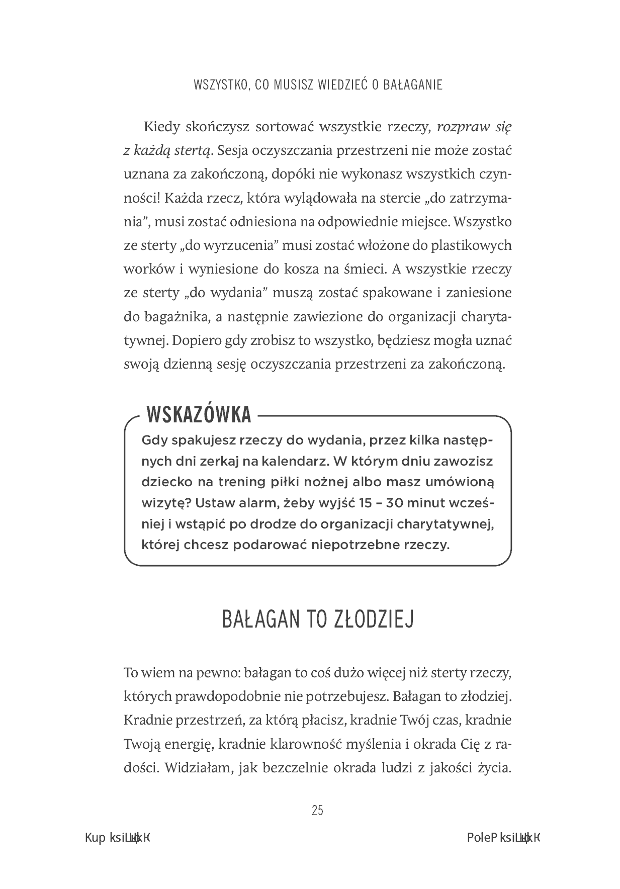 Fragment „Bałagan pod kontrolą. Jak odzyskać przestrzeń w swoim domu” — strona 15 z 30