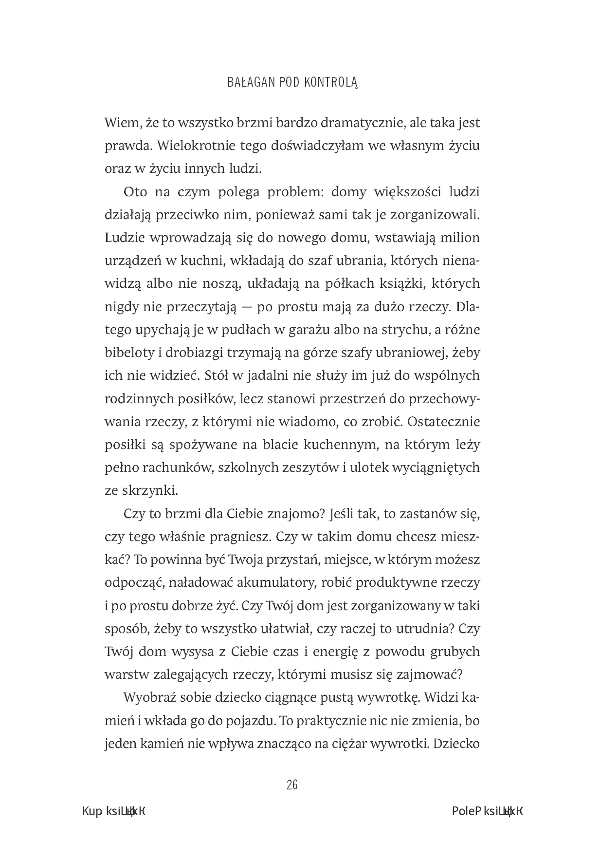 Fragment „Bałagan pod kontrolą. Jak odzyskać przestrzeń w swoim domu” — strona 16 z 30