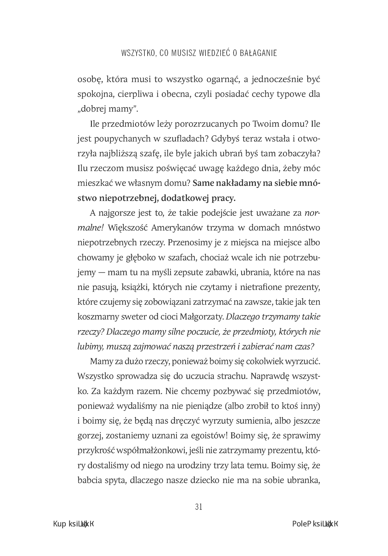 Fragment „Bałagan pod kontrolą. Jak odzyskać przestrzeń w swoim domu” — strona 21 z 30