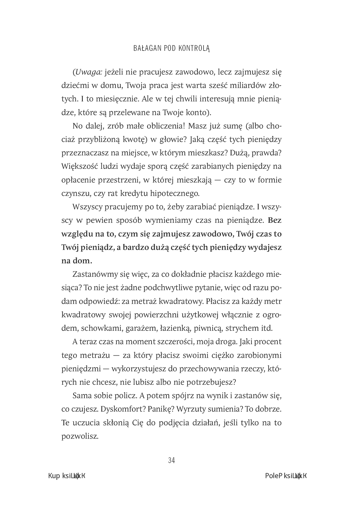 Fragment „Bałagan pod kontrolą. Jak odzyskać przestrzeń w swoim domu” — strona 24 z 30