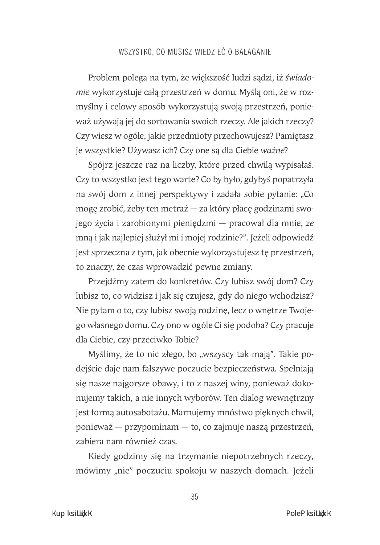 Fragment „Bałagan pod kontrolą. Jak odzyskać przestrzeń w swoim domu” — strona 25 z 30
