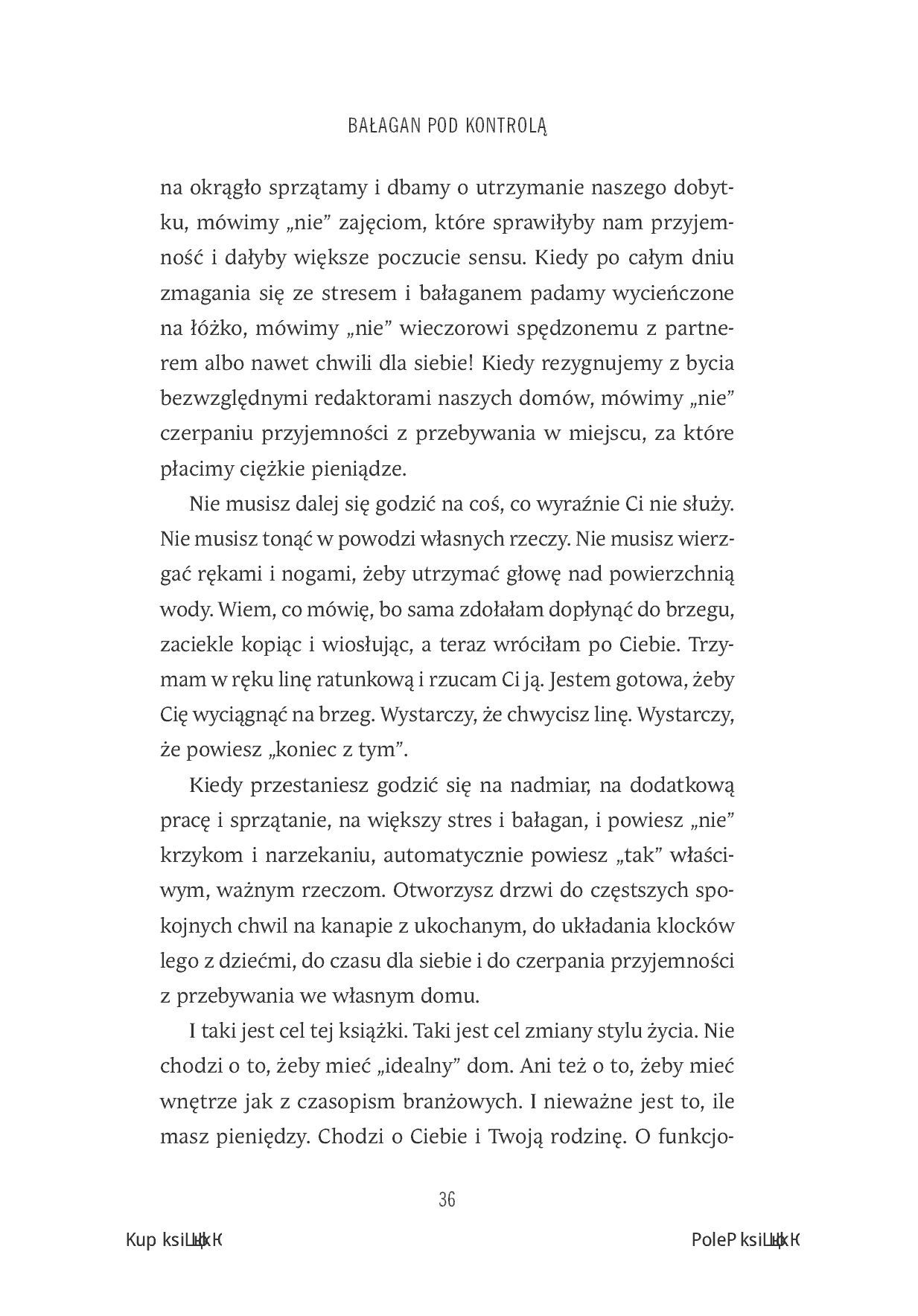 Fragment „Bałagan pod kontrolą. Jak odzyskać przestrzeń w swoim domu” — strona 26 z 30