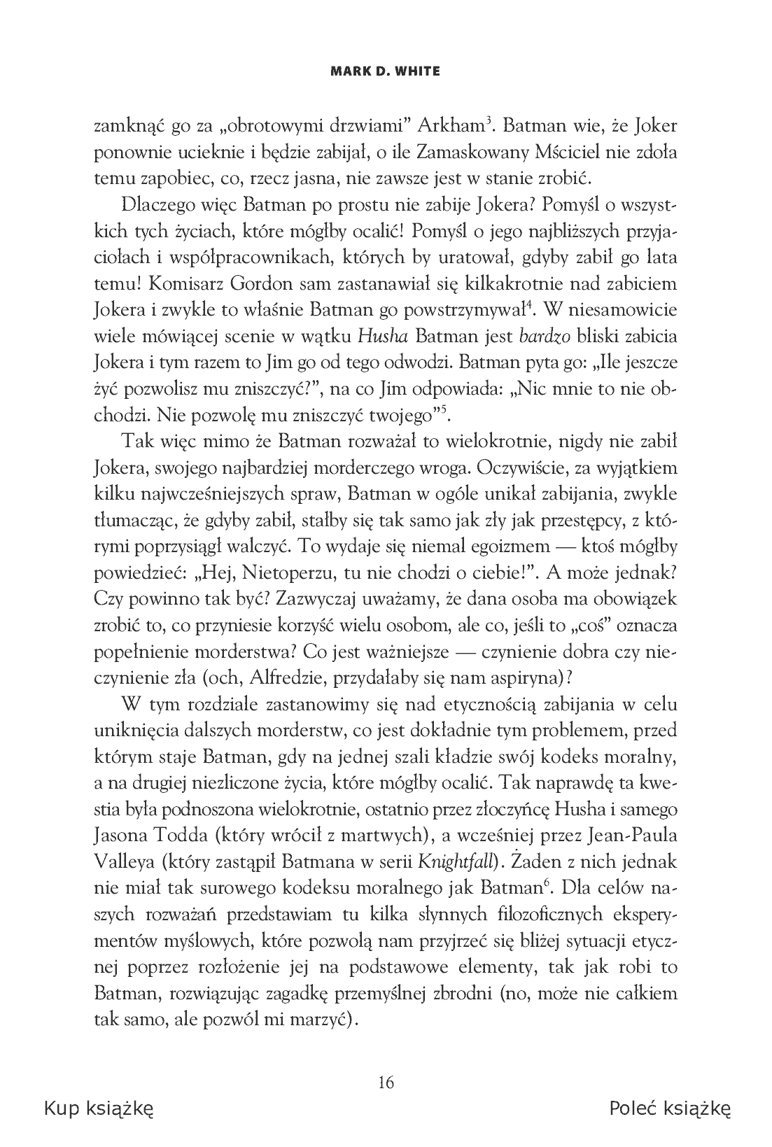 Fragment „Batman i filozofia. Mroczny rycerz nareszcie bez maski” — strona 8 z 21