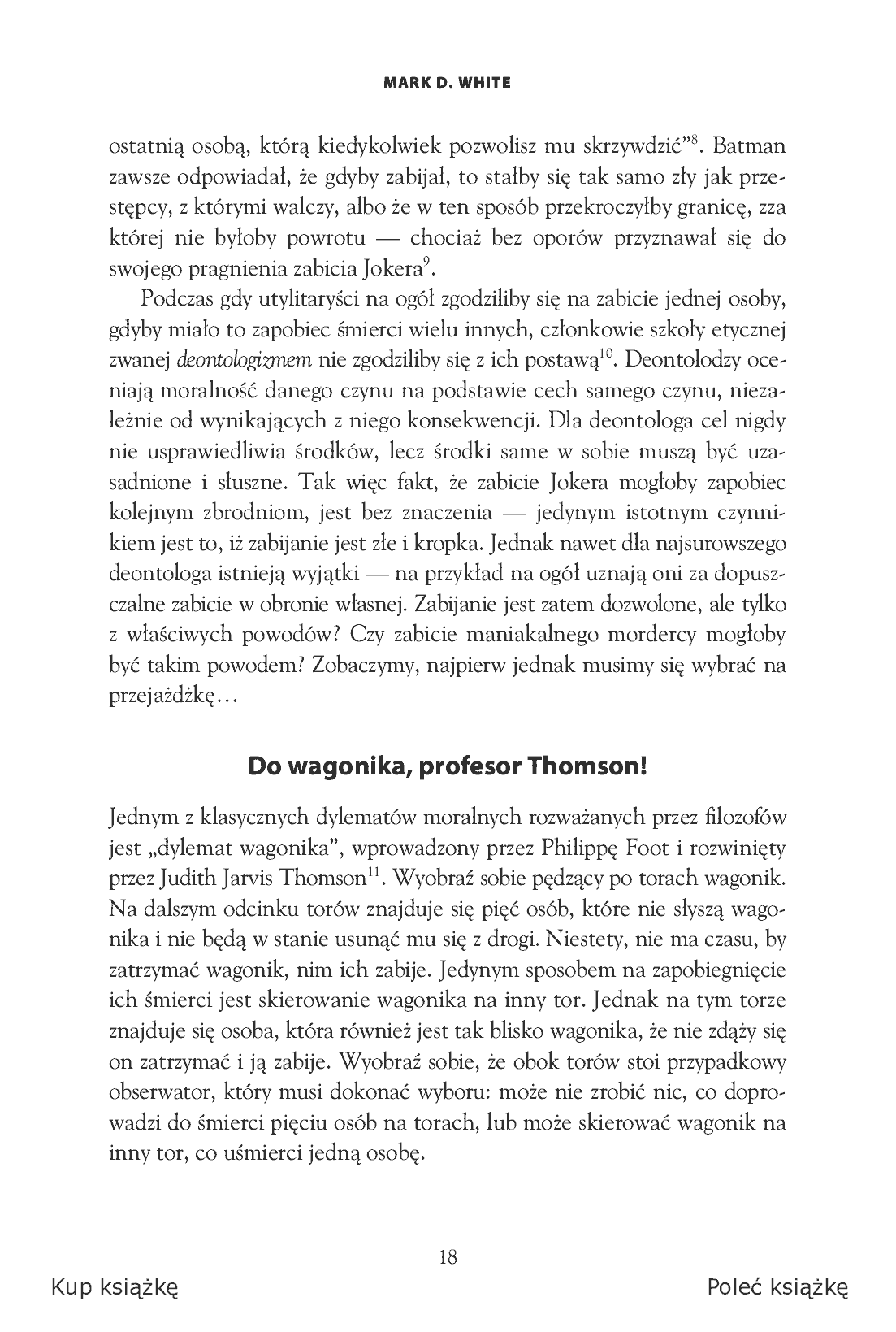 Fragment „Batman i filozofia. Mroczny rycerz nareszcie bez maski” — strona 10 z 21