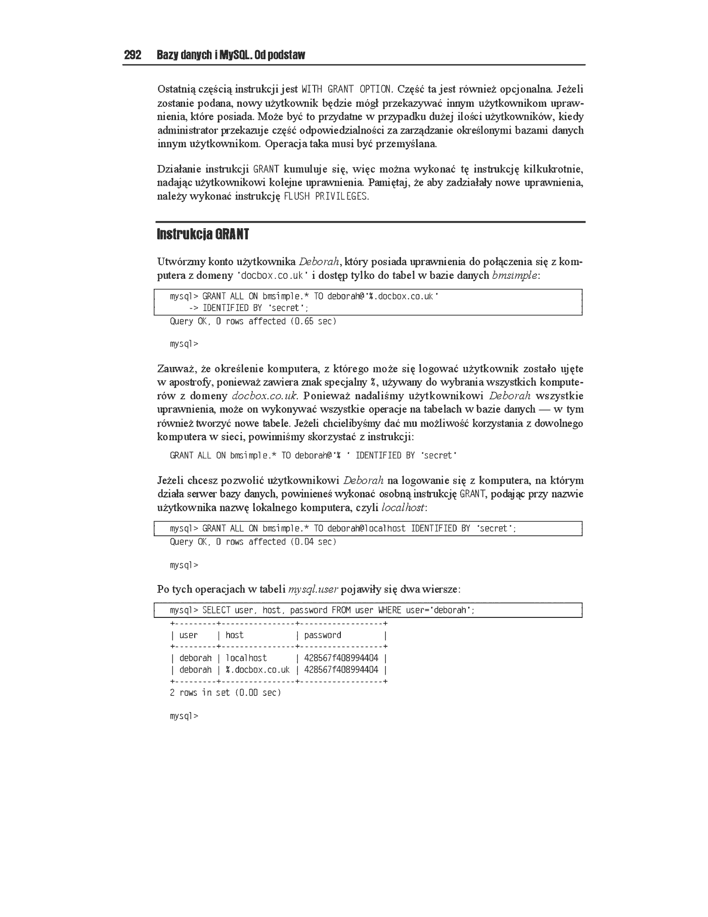 Fragment „Bazy danych i MySQL. Od podstaw” — strona 22 z 30