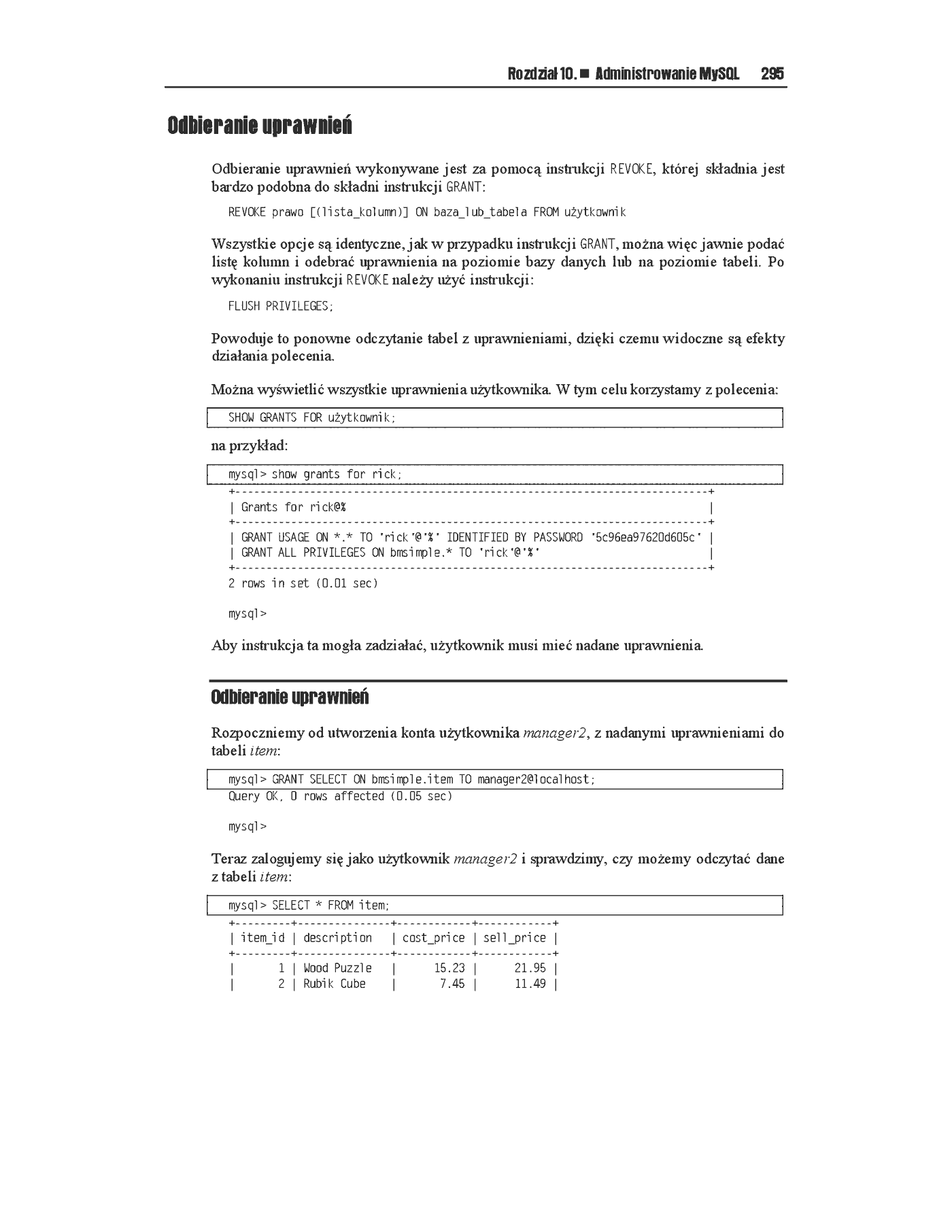 Fragment „Bazy danych i MySQL. Od podstaw” — strona 25 z 30