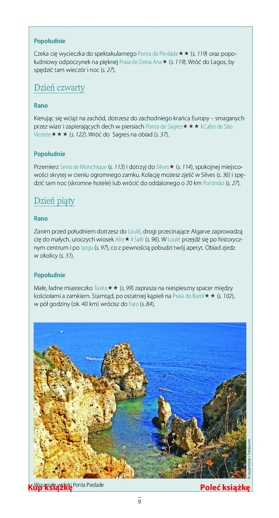 Fragment „Algarve. Michelin. Wydanie 1” — strona 7 z 16