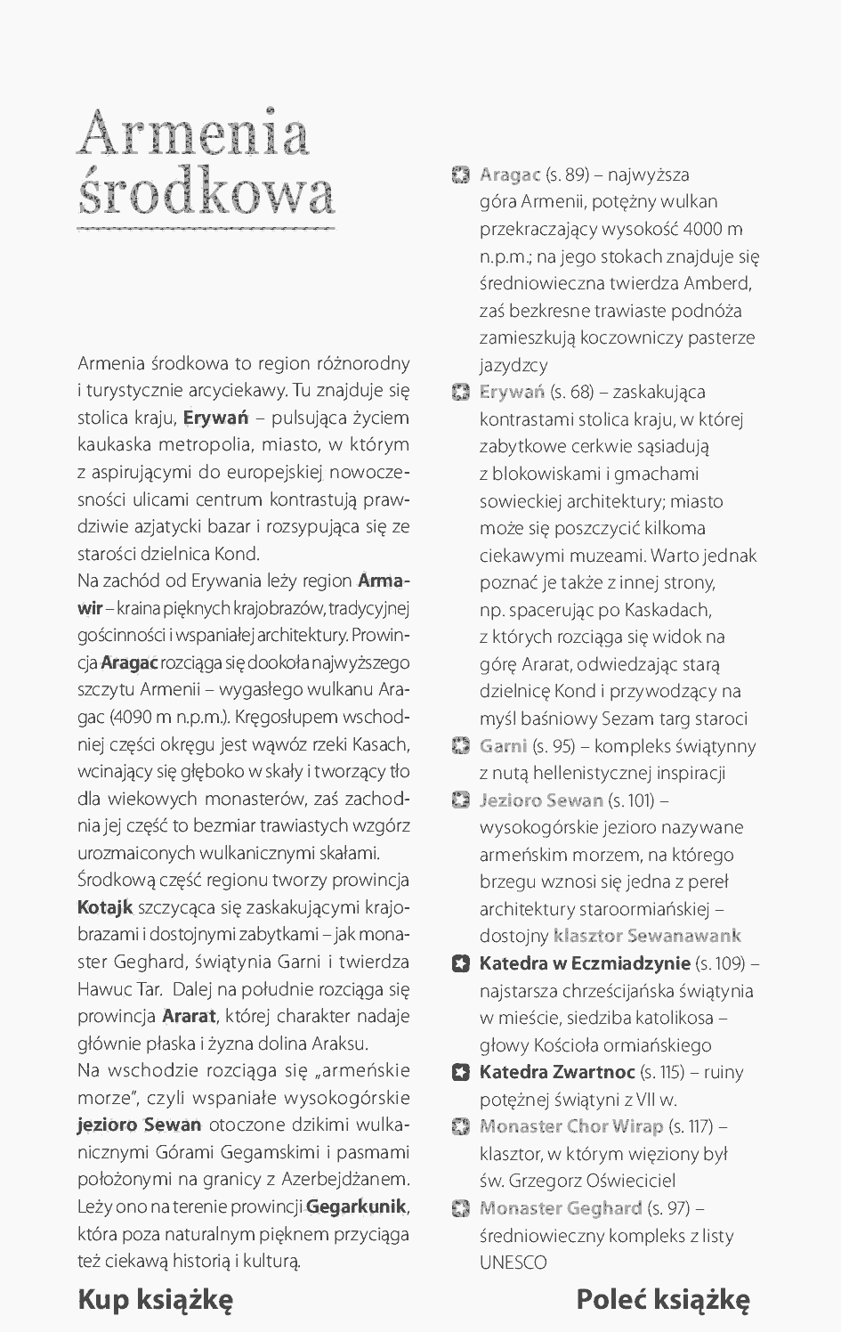 Fragment „Armenia. W krainie chaczkarów, wulkanów i moreli. Wydanie 1” — strona 9 z 23