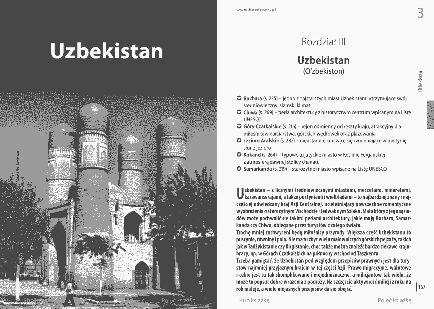 Fragment „Azja Środkowa. Kazachstan, Uzbekistan, Kirgistan, Tadżykistan, Turkmenistan. Wydanie 1” — strona 4 z 11