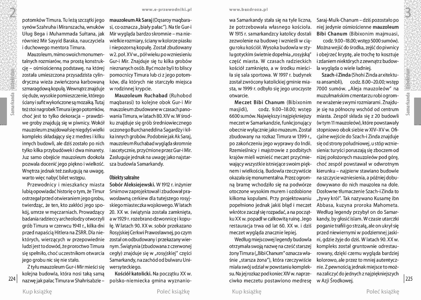 Fragment „Azja Środkowa. Kazachstan, Uzbekistan, Kirgistan, Tadżykistan, Turkmenistan. Wydanie 1” — strona 10 z 11