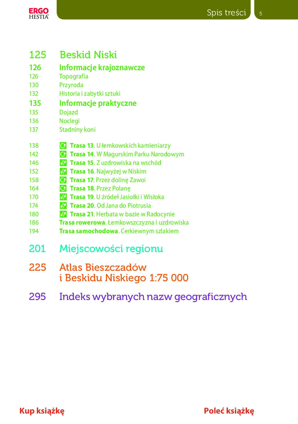 Fragment „Bieszczady i Beskid Niski. Przewodniki z górskiej półki. Wydanie 3” — strona 3 z 22
