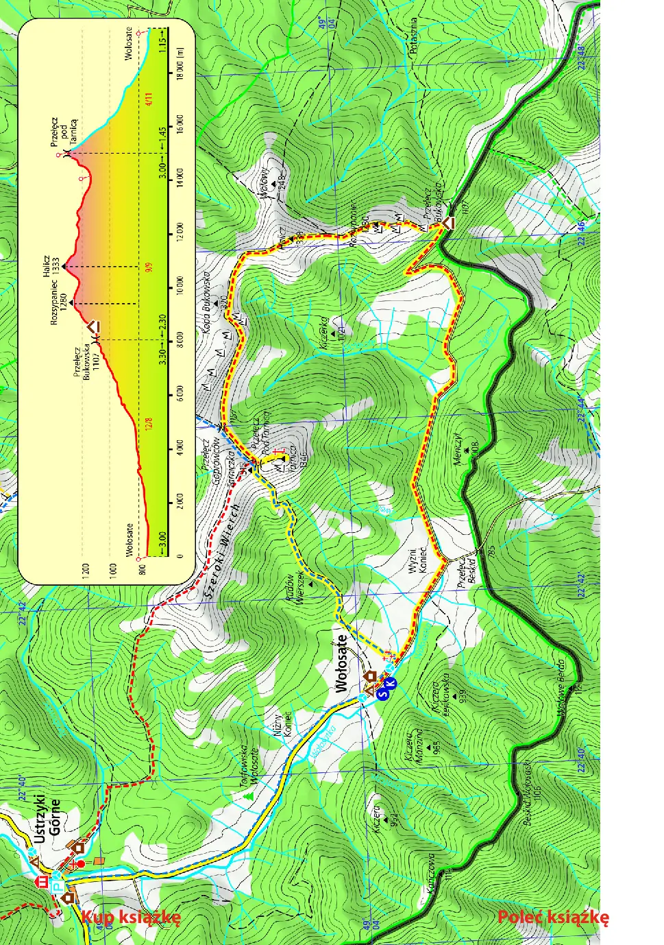 Fragment „Bieszczady i Beskid Niski. Przewodniki z górskiej półki. Wydanie 3” — strona 4 z 22