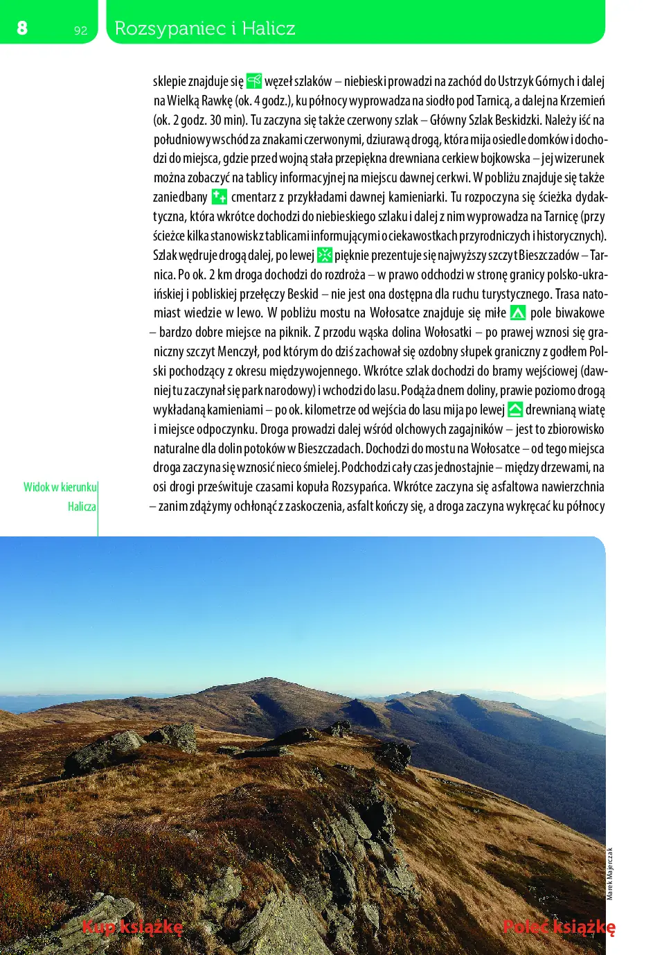Fragment „Bieszczady i Beskid Niski. Przewodniki z górskiej półki. Wydanie 3” — strona 6 z 22