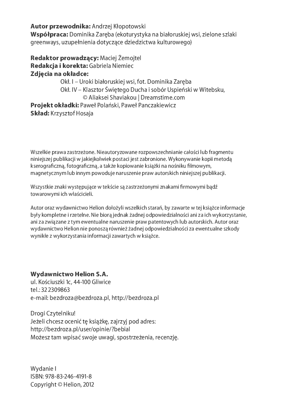 Fragment „Białoruś. Historia za miedzą. Wydanie 1” — strona 2 z 20
