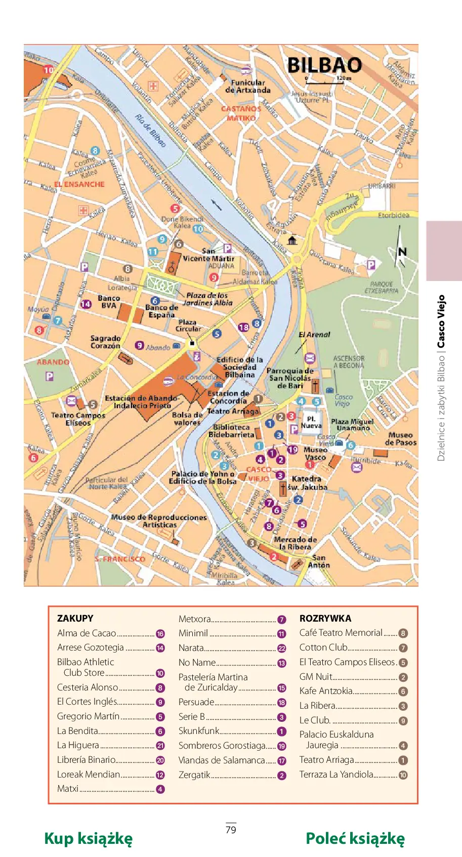 Fragment „Bilbao i San Sebastian. Michelin. Wydanie 1” — strona 13 z 15
