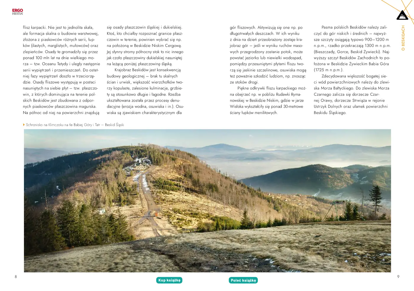 Fragment „Beskidy. 40 najpiękniejszych szlaków na weekend. Mountainbook. Wydanie 1” — strona 5 z 11