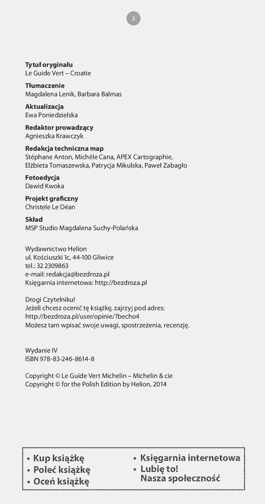 Fragment „Chorwacja. Zielony Przewodnik. Wydanie 4” — strona 2 z 17