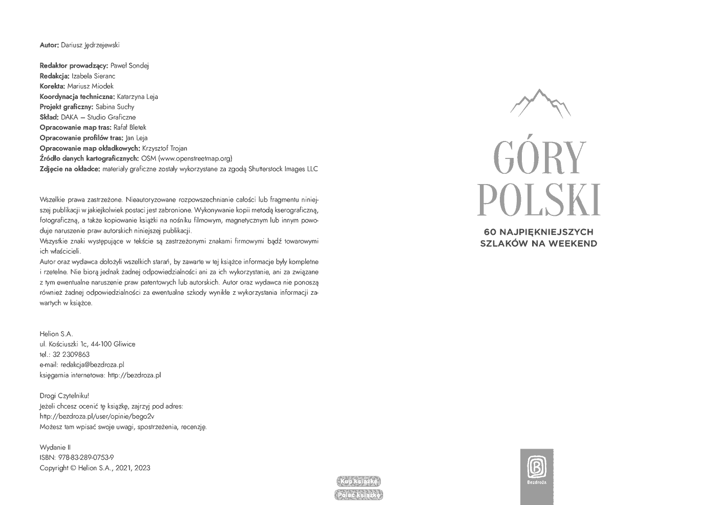 Fragment „Góry Polski. 60 najpiękniejszych szlaków na weekend. Mountainbook. Wydanie 2” — strona 2 z 10