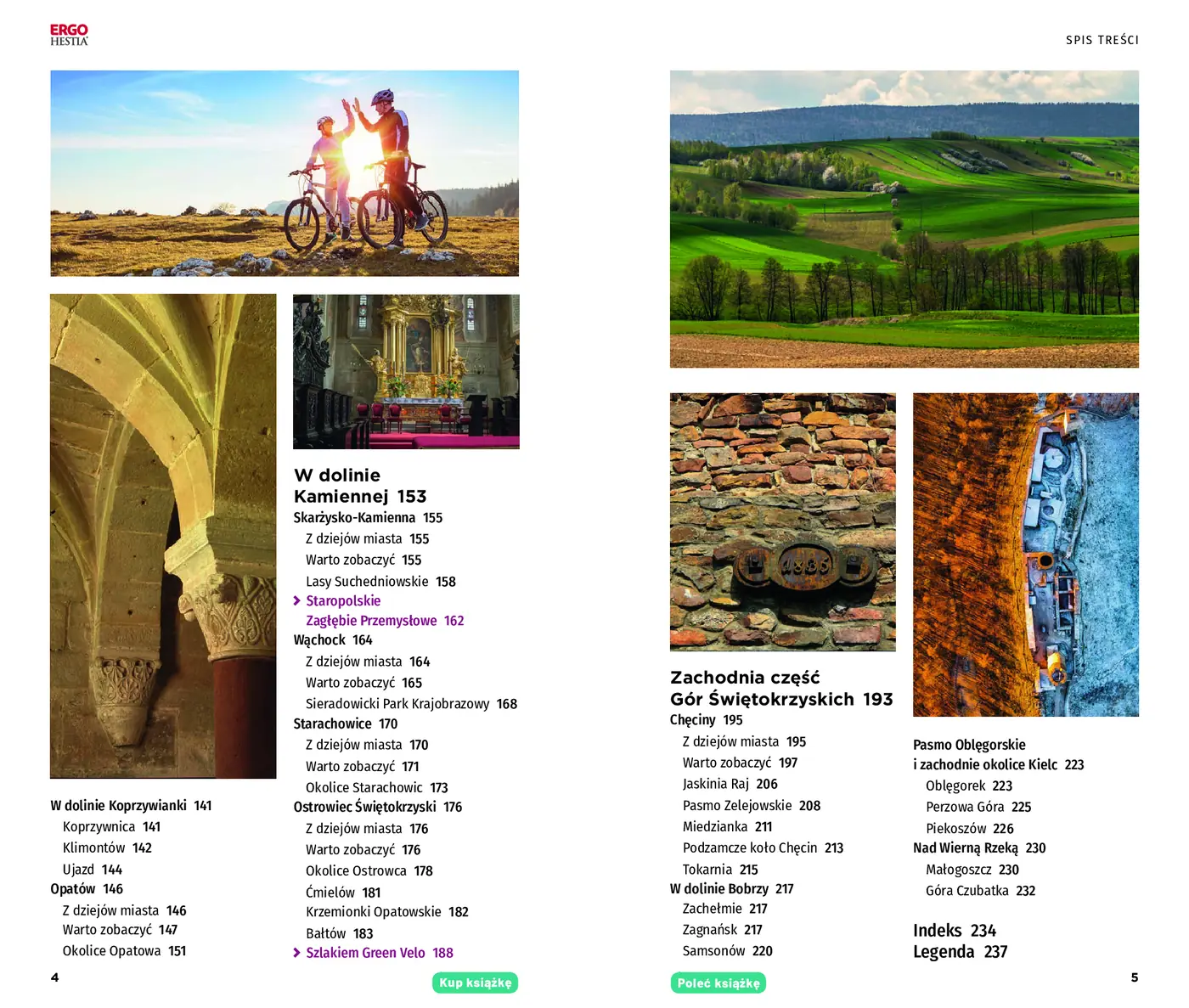 Fragment „Góry Świętokrzyskie. Kielce i Sandomierz. Travelbook. Wydanie 2” — strona 4 z 10