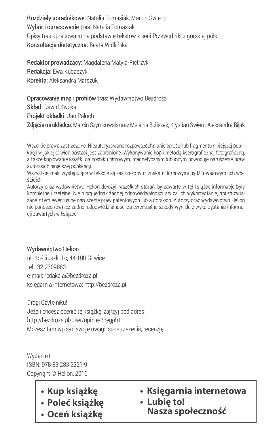 Fragment „Przez polskie góry. Przewodnik biegacza. Wydanie 1” — strona 2 z 17