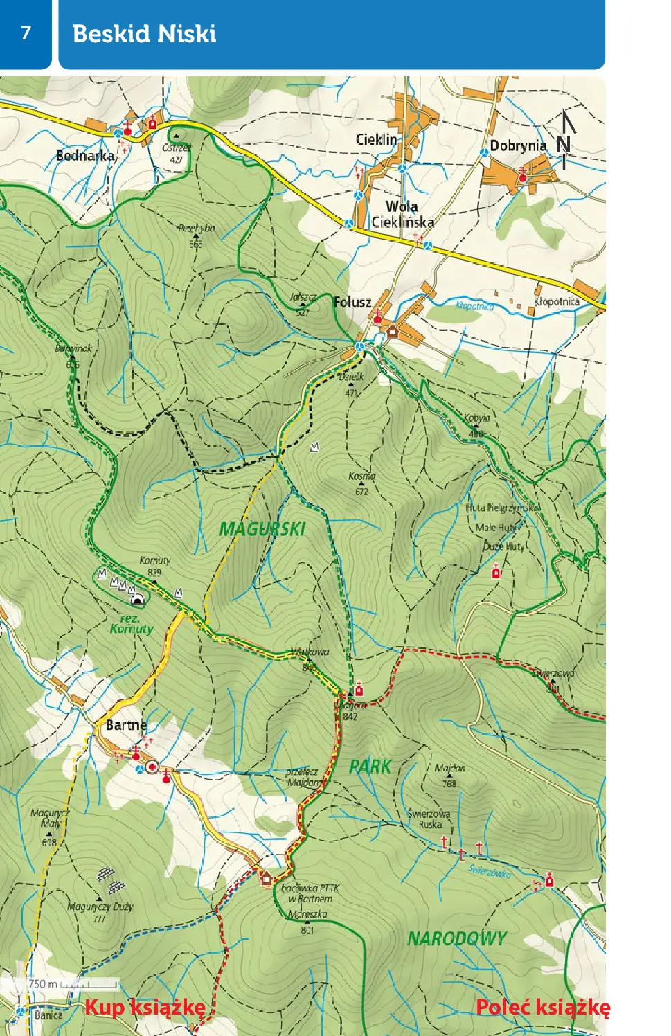Fragment „Przez polskie góry. Przewodnik biegacza. Wydanie 1” — strona 12 z 17