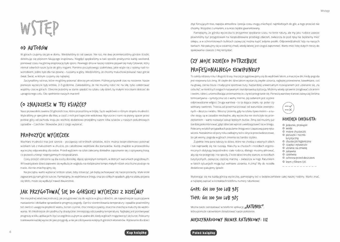 Fragment „Hasające Zające w górach. 50 wycieczek dla małych i dużych. Wydanie 1” — strona 4 z 13